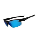 Óculos de Sol Sprint Retangular Preto e Azul