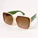 Óculos de Sol Verona Oversized Marrom