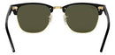 Óculos de Sol Roma Clubmaster Preto e Dourado